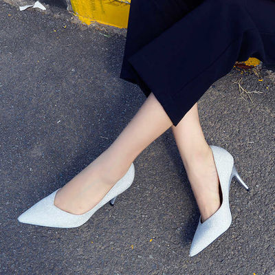 تصميم جديد 2025 حذاء سليبت للنساء ذو كعب مرتفع حذاء ذو كعب صغير حذاء نسائي قابل للطي