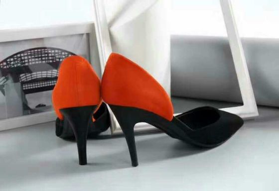 الأزياء المنسدلة ذات الكعب العالي صنادل كعب مرتفع أحذية نسائية مخصصة بحجم كبير نساء مضخات كعب مرتفع