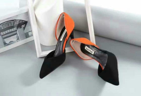 الأزياء المنسدلة ذات الكعب العالي صنادل كعب مرتفع أحذية نسائية مخصصة بحجم كبير نساء مضخات كعب مرتفع