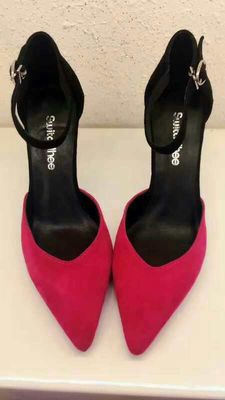 الأزياء المنسدلة ذات الكعب العالي صنادل كعب مرتفع أحذية نسائية مخصصة بحجم كبير نساء مضخات كعب مرتفع