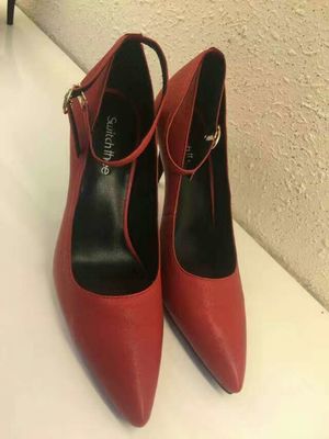 الأزياء المنسدلة ذات الكعب العالي صنادل كعب مرتفع أحذية نسائية مخصصة بحجم كبير نساء مضخات كعب مرتفع