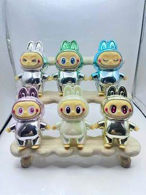 POP MART LABUBU الجيل الأول ماكرون مثير، الجيل الثاني صندوق أعمى من الفينيل، الجيل الثالث شخصية حركة عالية الطاقة