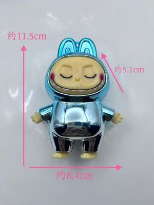 POPMART لابوبو وحوش سلسلة الحلوى صندوق الغموض أفخم و شخصية من الفينيل دمية مع حامل عرض