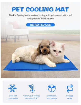 وسادات تبريد قابلة للعكس للحيوانات الأليفة، وسادات تبريد قابلة للغسل للكلاب والقطط، وسادات تبريد غير سامة للحيوانات الأليفة، وسادات نوم صيفية لبيوت الحيوانات