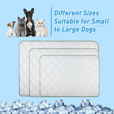 سجادة الصيف التبريد الثلج الحرير غسالة الحيوانات الأليفة سجادة التبريد طي الكلب القطة