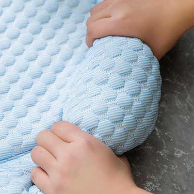 بساط تبريد صيفي حديث للحيوانات الأليفة، مصنوع من ألياف قابلة للتنفس والغسل، بساط ثلج للطقس الحار، مناسب للسفر للقطط/الكلاب